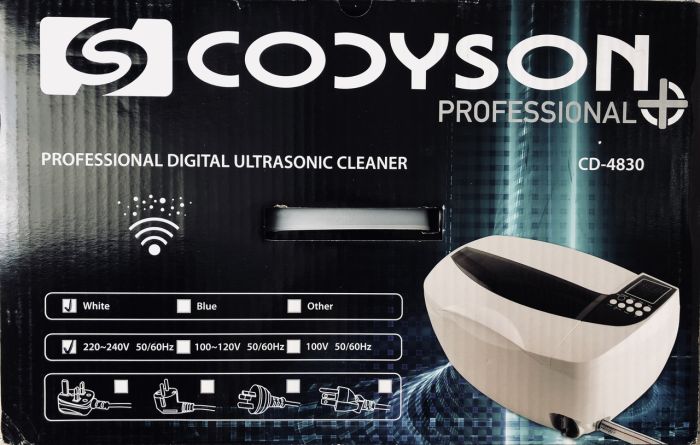 Ультразвукова ванна з підігрівом CODYSON на 3 л Ультразвукова мийка CD-4830 ОРИГИНАЛ 100%