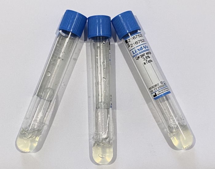 Вакуумні пробірки для плазмоліфтингу з цитратом натрію та роздільним гелем